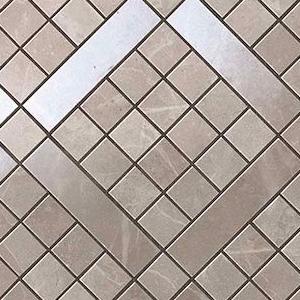 Grey Fleury Diagonal Mosaic