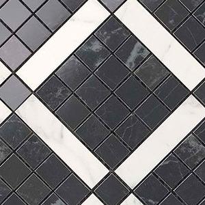 Noir Mix Diagonal Mosaic