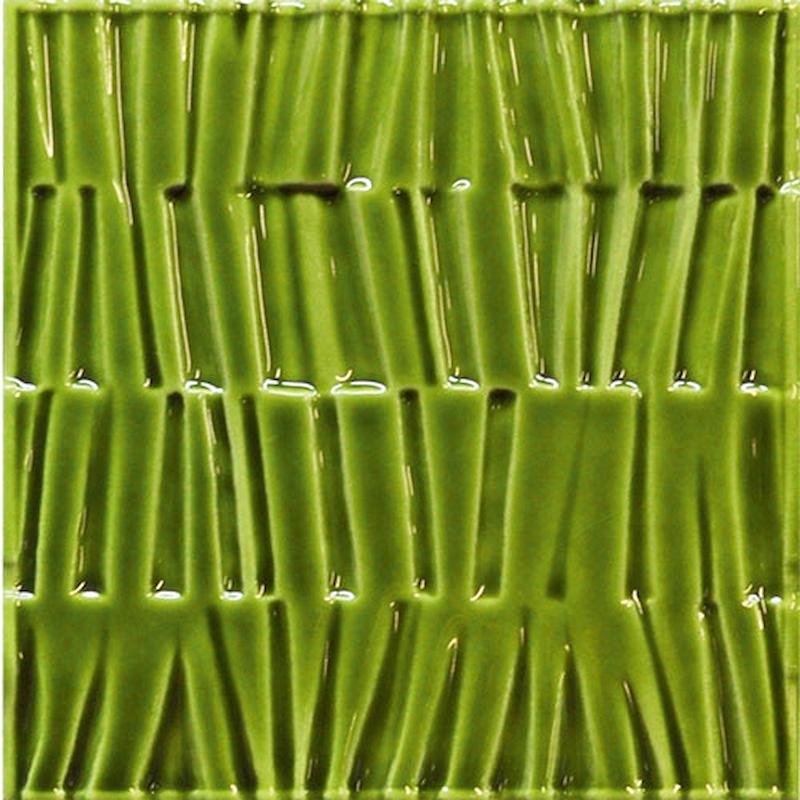 Gigacer BAMBOO Verde Oliva 15x15 cm 10 mm Craquelé
