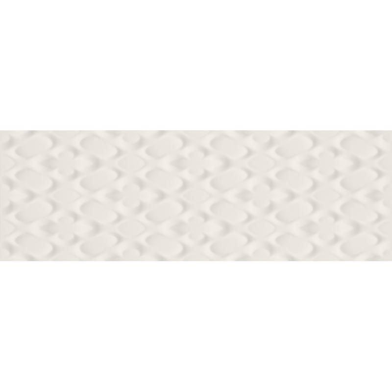 Ceramica Sant'Agostino SPRING Springpaper 3D-01 White 25x75 cm 9.39 mm Matt