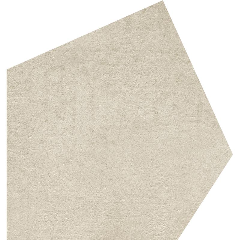 Gigacer CONCRETE SMALL PENTAGON WHITE  17x10 cm 4.8 mm Concrete 