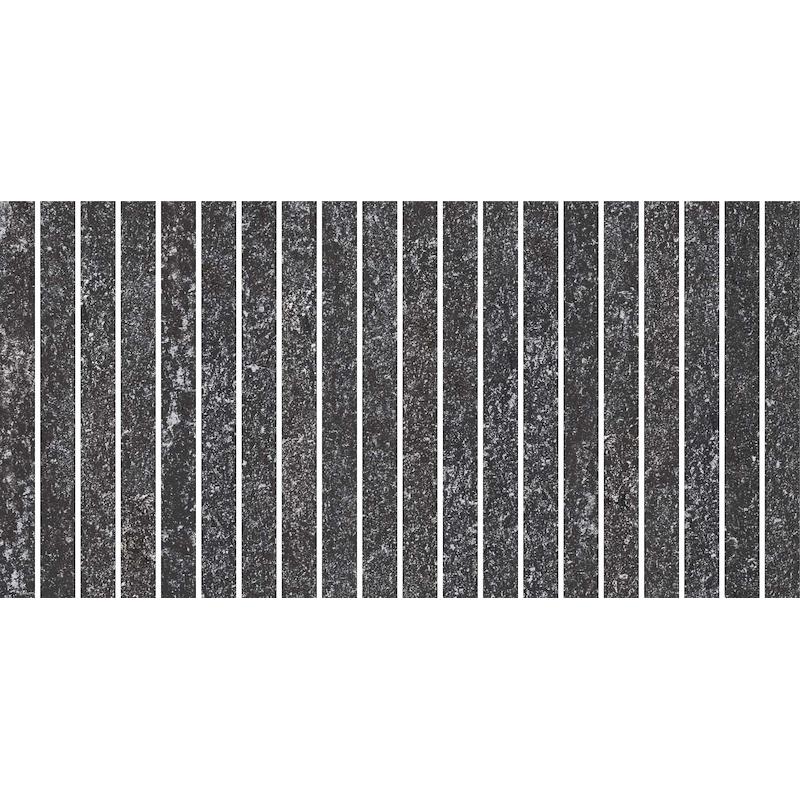 CERDOMUS Element Fascia Stripe Black 15x30 cm 9 mm Mat