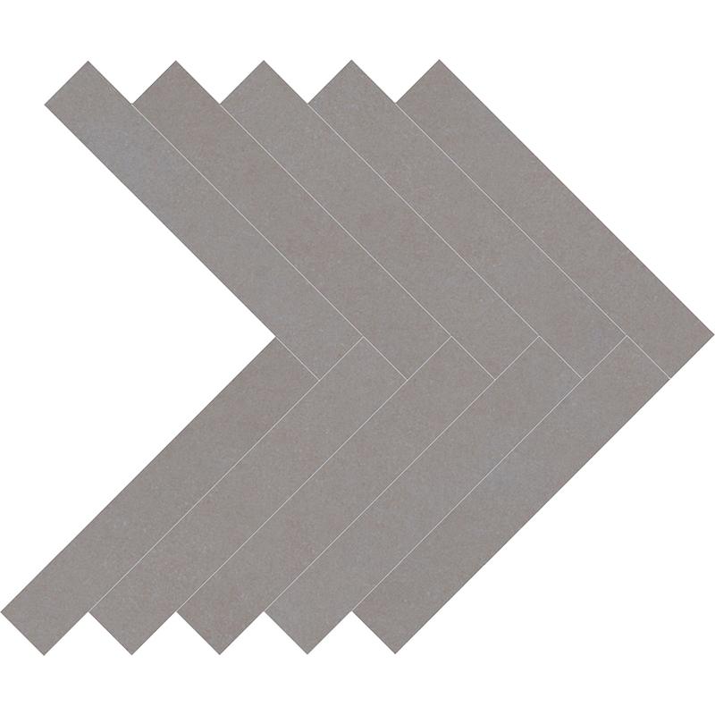 KEOPE ELEMENTS DESIGN Mosaico Herringbone Grey 42x34,5 cm 9 mm Matte