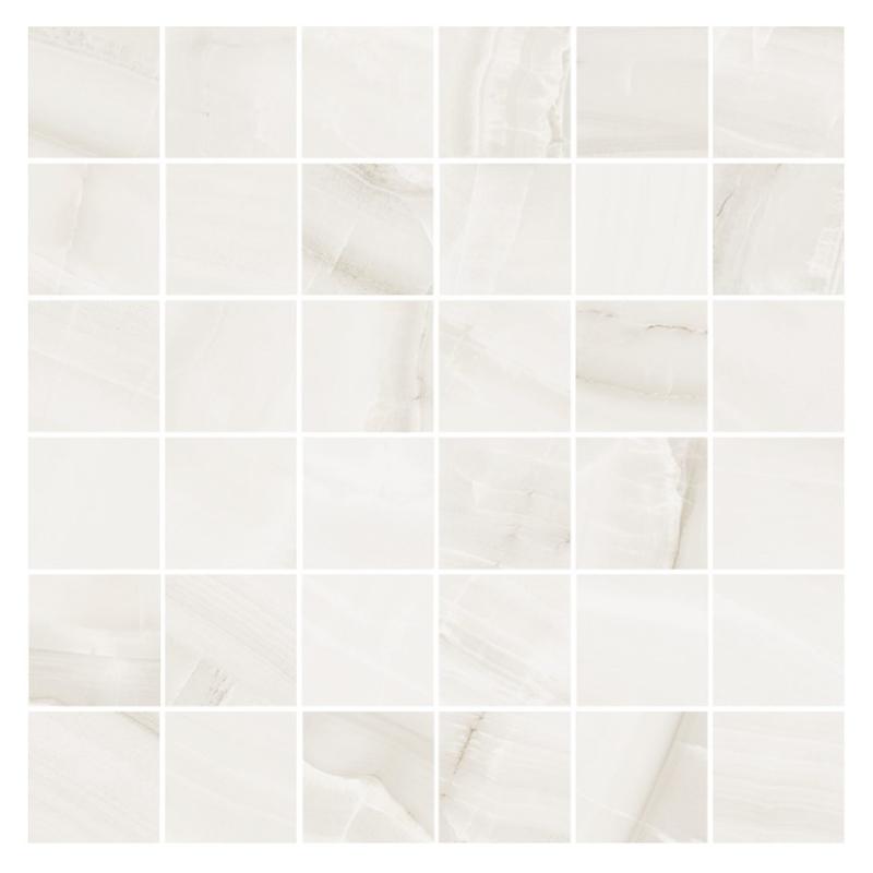 NOVABELL EXTRA Mosaico Onice Bianco 30x30 cm 10 mm LEVIGATO