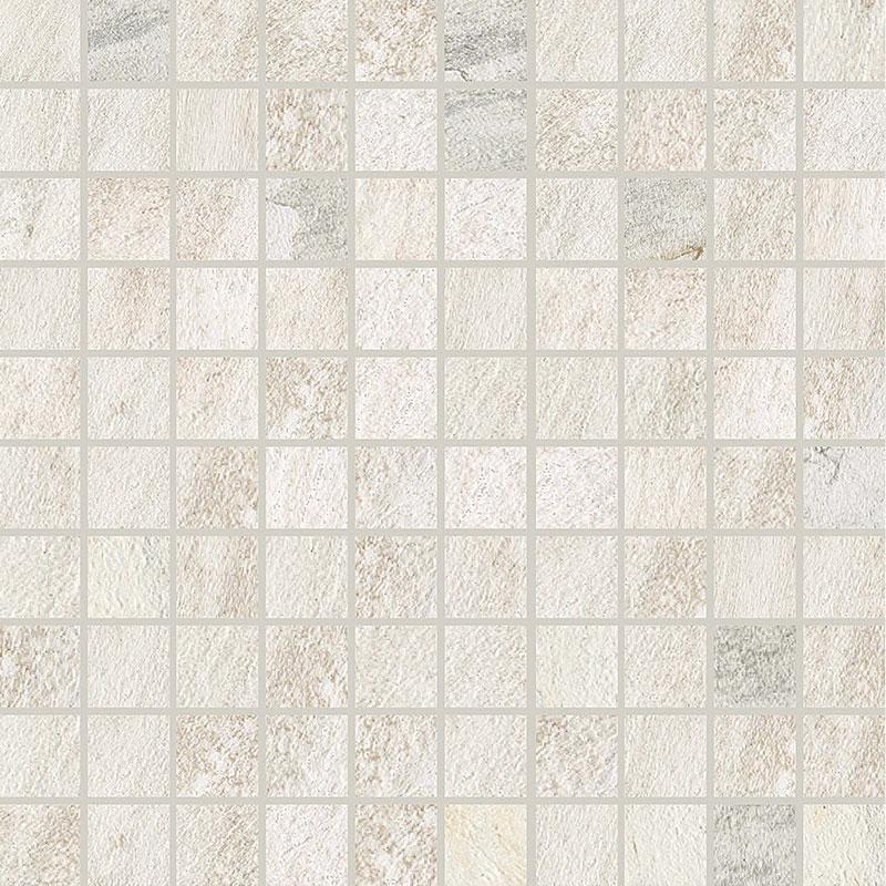 Floor Gres WALKS 1.0 White Mosaico 30x30 cm 9 mm Mat