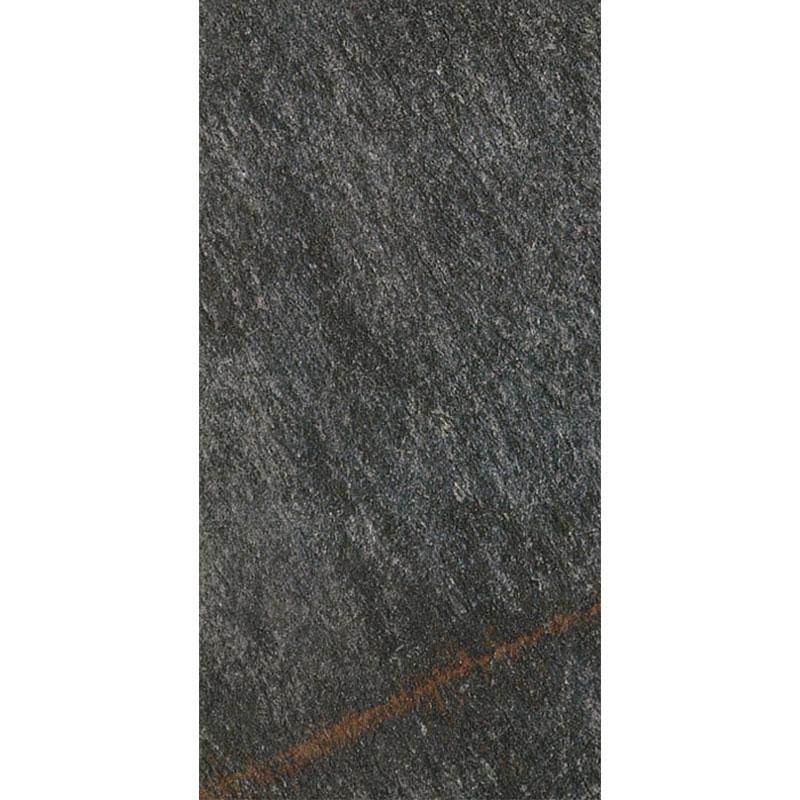 Floor Gres WALKS 1.0 Black 40x80 cm 9 mm Matte