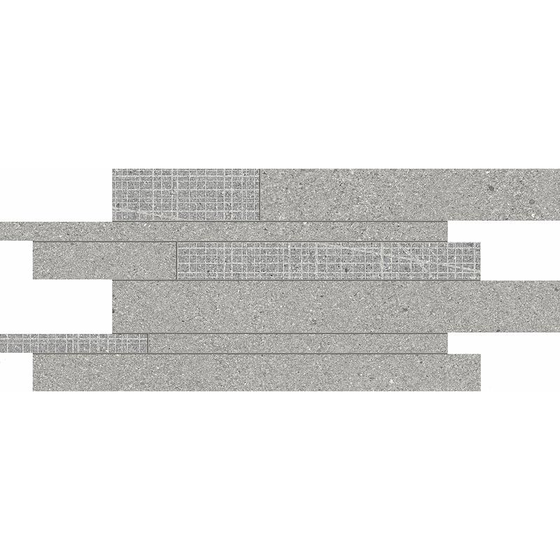 ERGON GRAIN STONE Listelli Sfalsati Grey  30x60 cm 9.5 mm Matt 