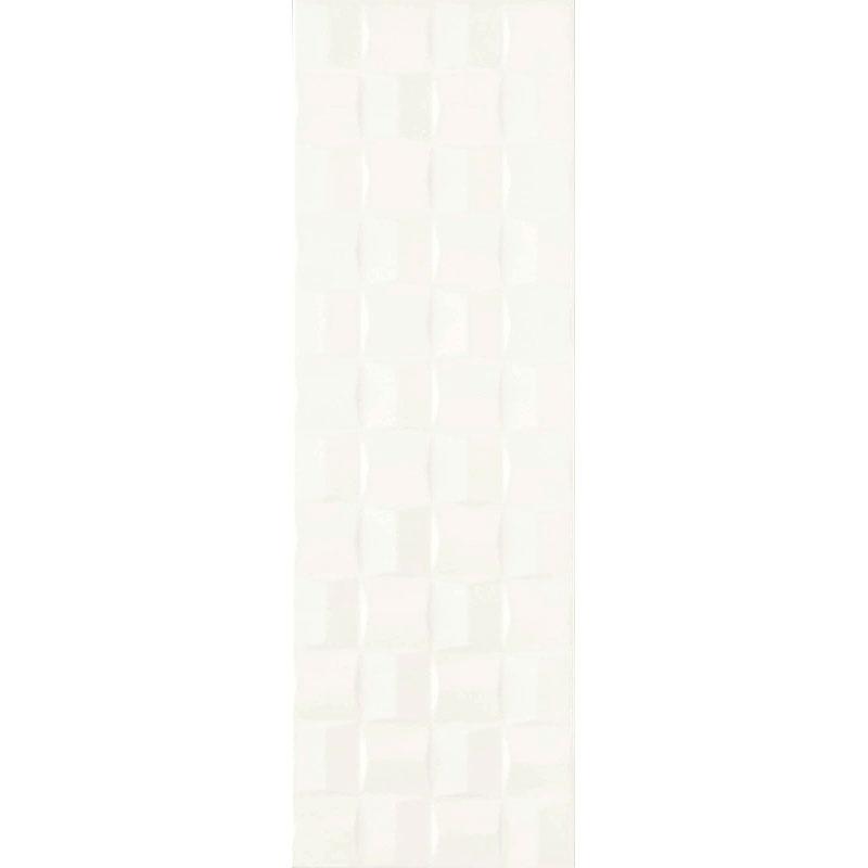 Marazzi ABSOLUTE WHITE WHITE STRUTTURA CUBE 3D 25x76 cm 10 mm Satinato