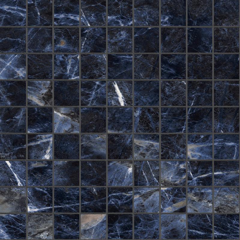 Marazzi ALLMARBLE Sodalite blu mosaico 30x30 cm 10.5 mm Lux