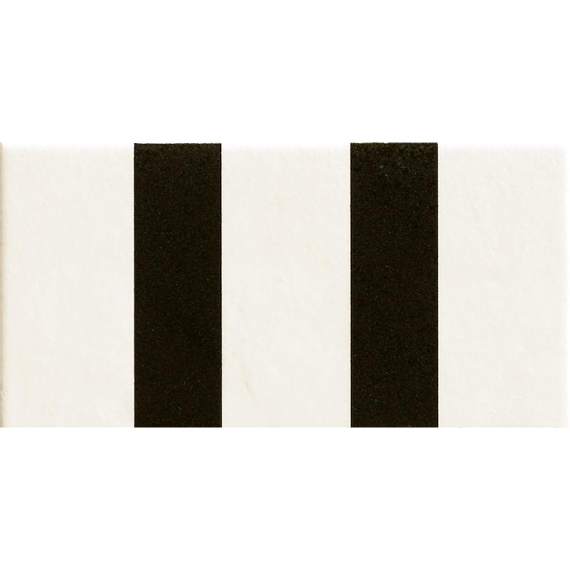 Mutina MATTONELLE MARGHERITA ANTI SLIP PARALLEL BLACK 20,5x10,1 cm 10 mm Silk / Semi Glossy