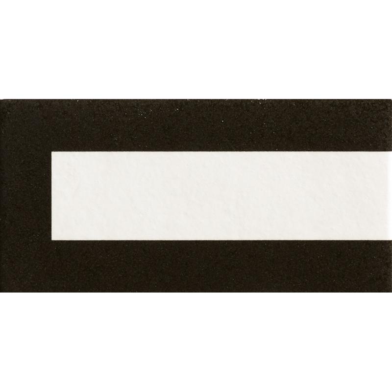 Mutina MATTONELLE MARGHERITA FRAME BLACK 20,5x10,1 cm 10 mm Silk / Semi Glossy