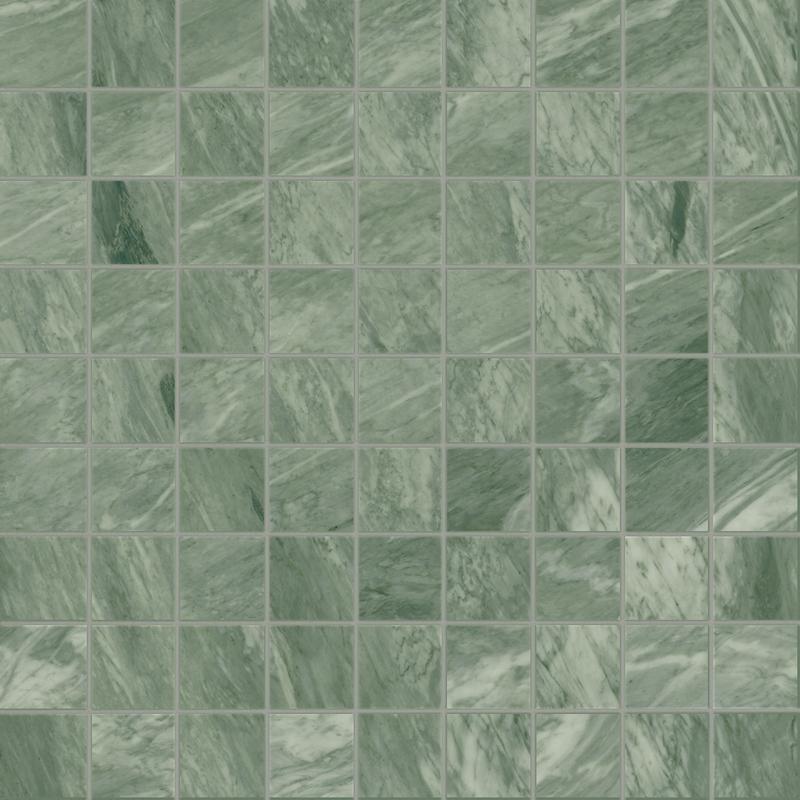 Ragno INCANTO Verde Antigua Mosaico Glossy  30x30 cm 10 mm Glossy 