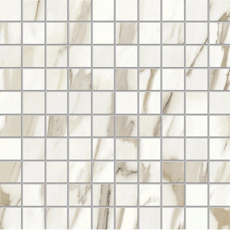 EMIL TELE DI MARMO RELOADED Mosaico 3X3 Calacatta Gold Canova 29,4x29,4 cm 9.5 mm Poli